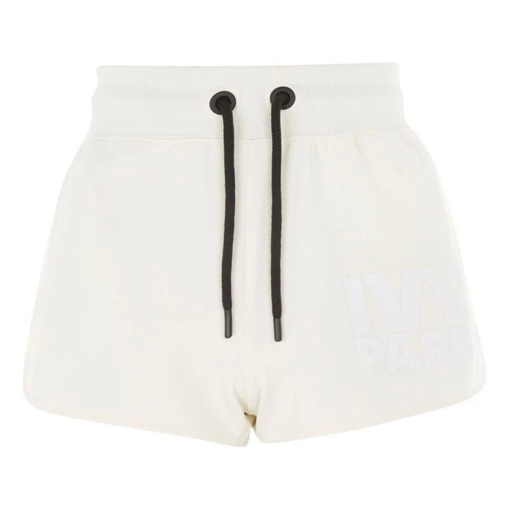 NEW IVY PARK Cream Logo Running Shorts